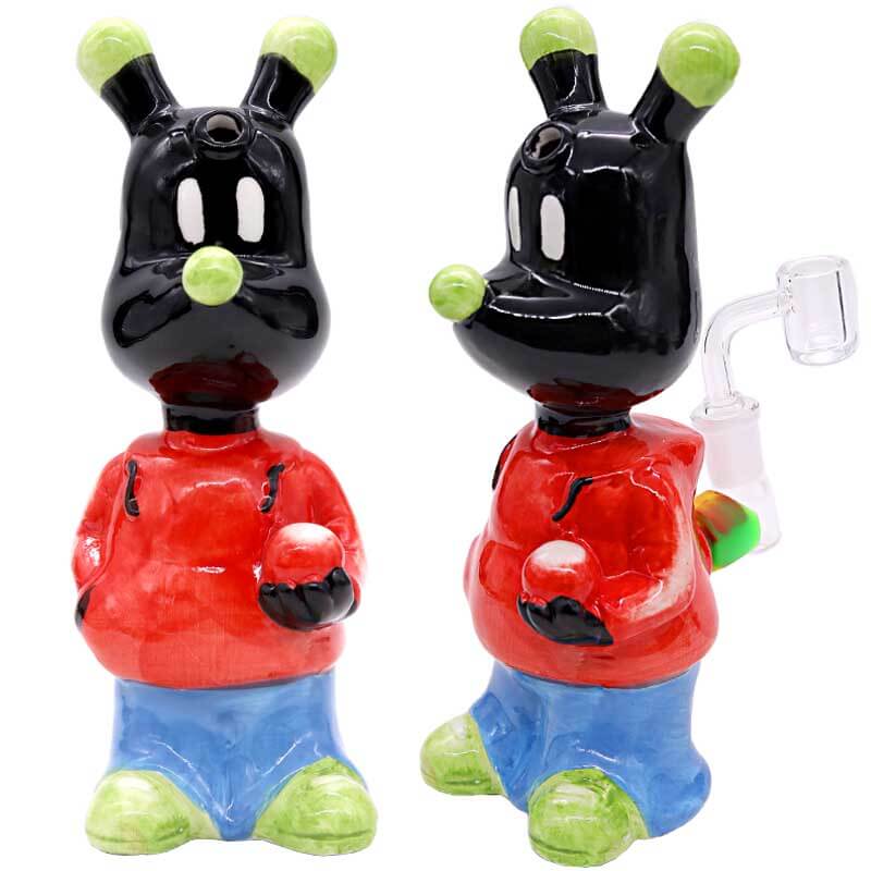 Ceramic Waterpipe (0604) | 8 inch | Red Rabbit product image